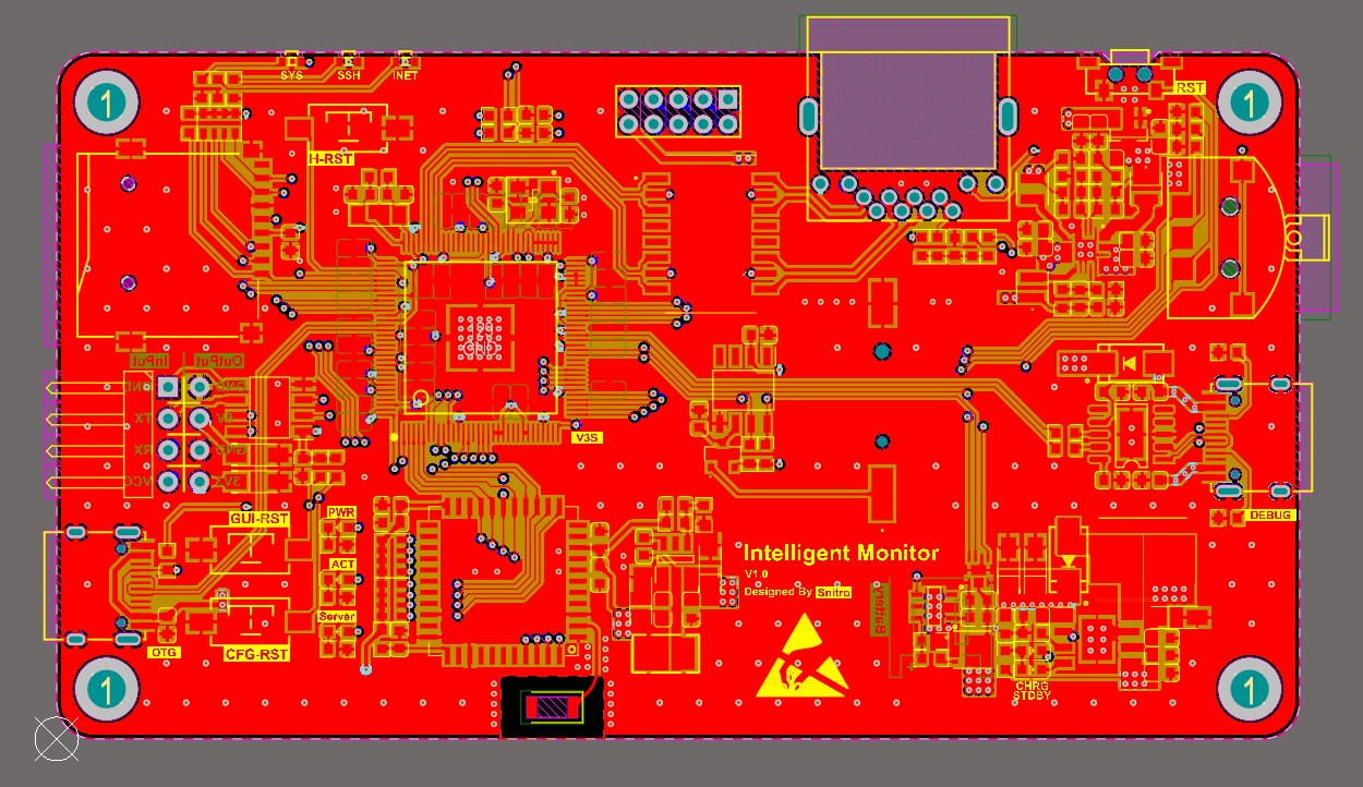 Four-Layer PCB Layout Results