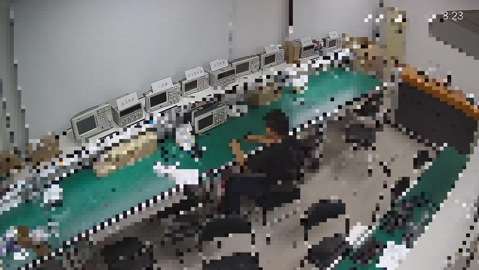 Image with Anonymized Operator Actions for Privacy Protection